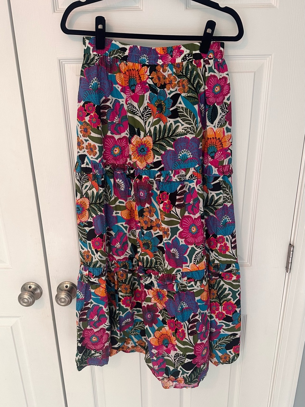 Santa Elena Ruffle Maxi Skirt